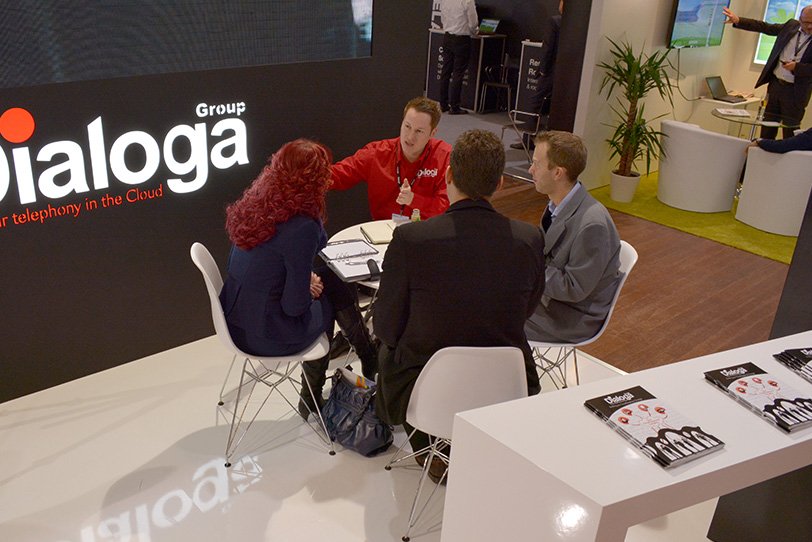 Dialoga stand at CCW in Berlin
