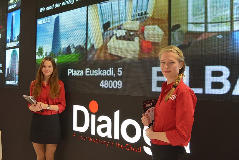Dialoga stand at CCW in Berlin