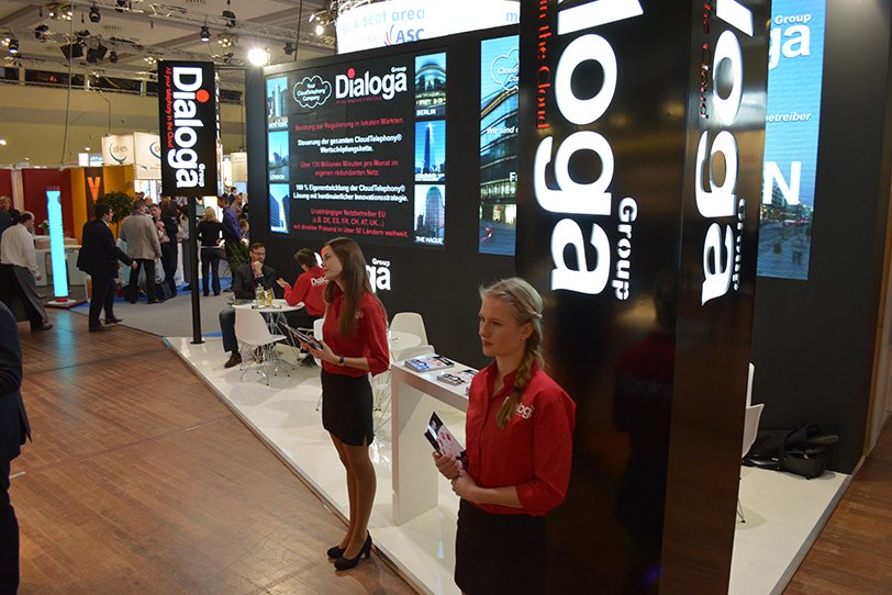 Dialoga stand at CCW in Berlin