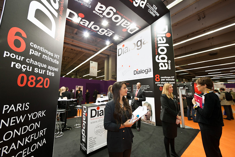 Dialoga Stand at IP Convergence in Paris
