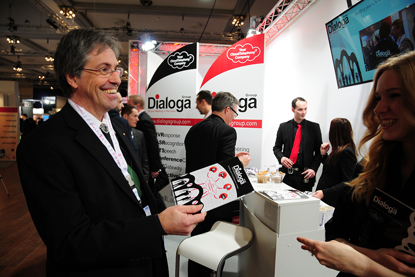 Dialoga Stand at CCW in Berlin