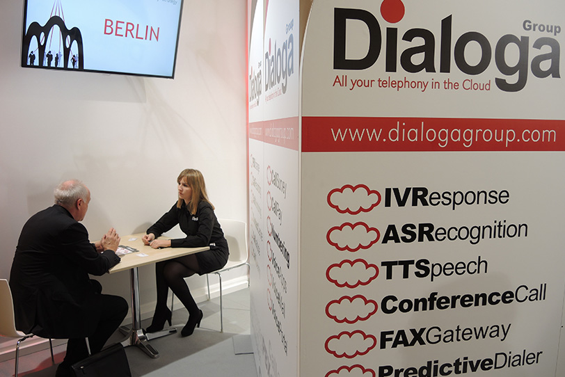 Dialoga Stand at CCW in Berlin