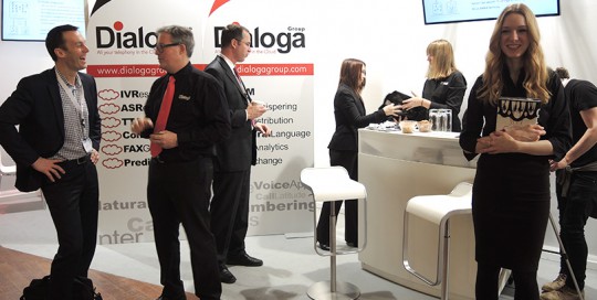 Dialoga Stand at CCW in Berlin