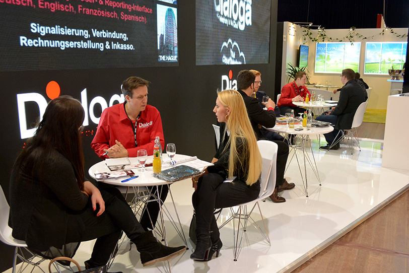 Dialoga stand at CCW in Berlin