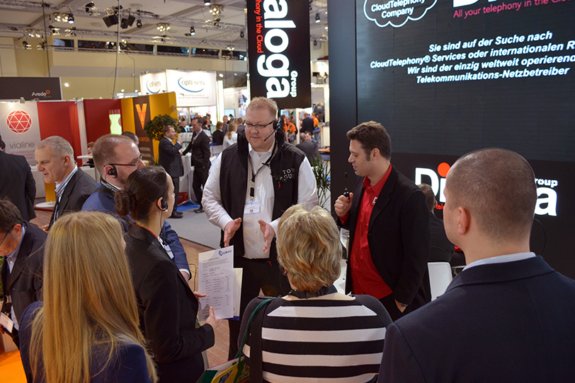 Dialoga stand at CCW in Berlin