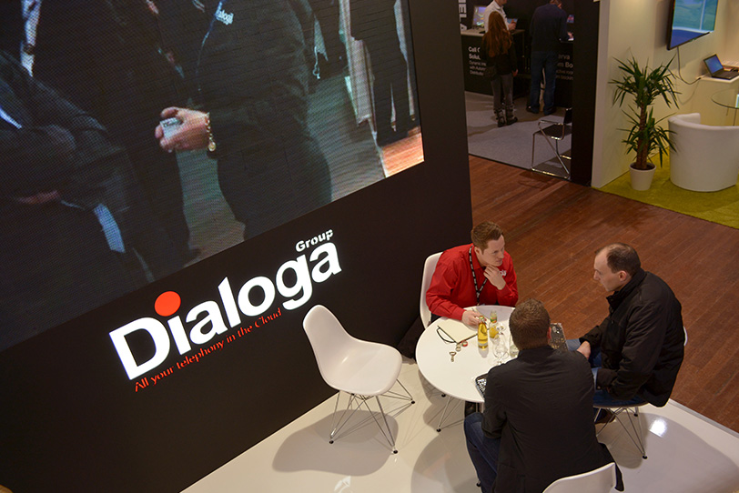 Dialoga stand at CCW in Berlin