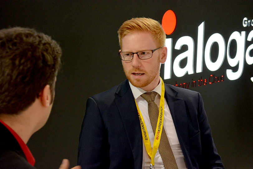 Dialoga stand at CCW in Berlin