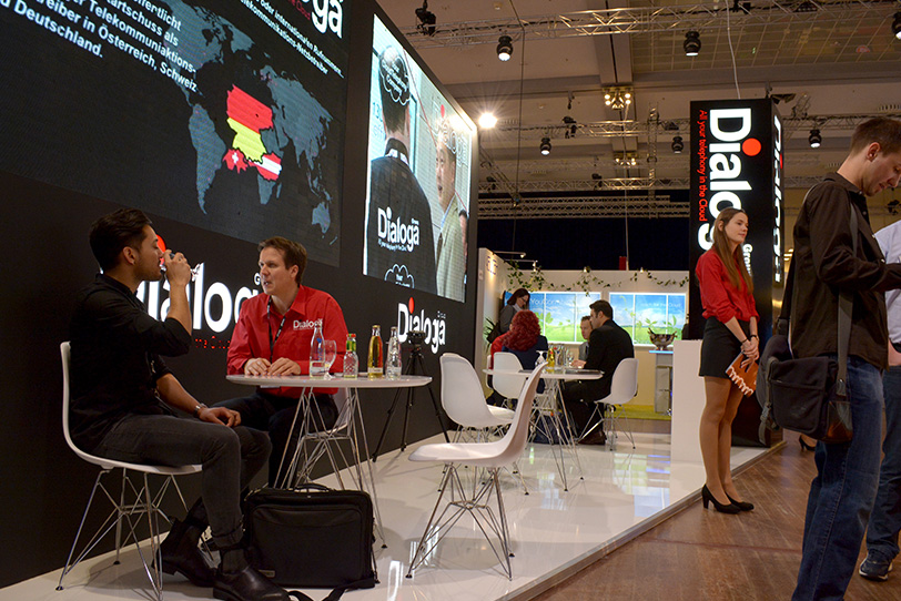 Dialoga stand at CCW in Berlin
