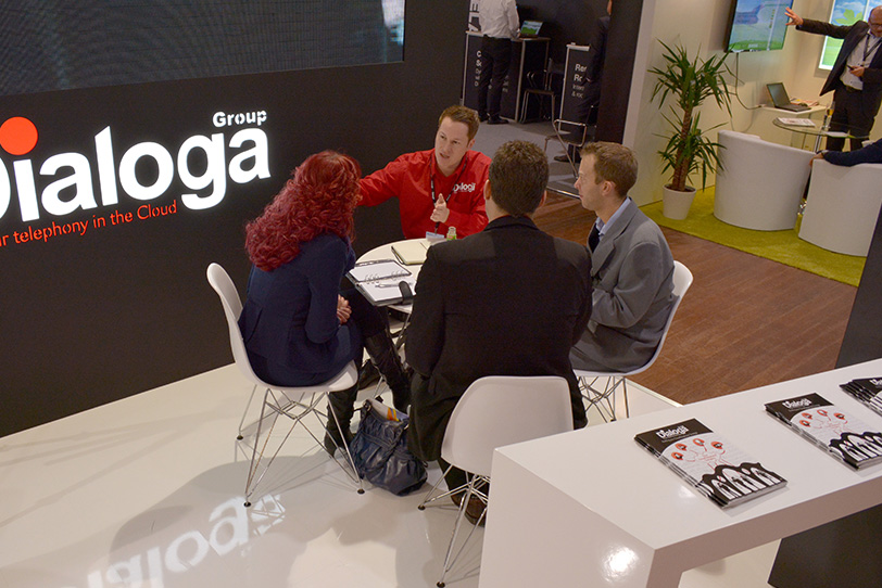 Dialoga stand at CCW in Berlin