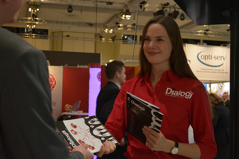 Dialoga stand at CCW in Berlin