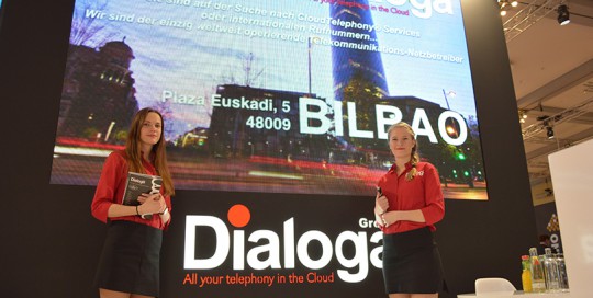 Dialoga stand at CCW in Berlin
