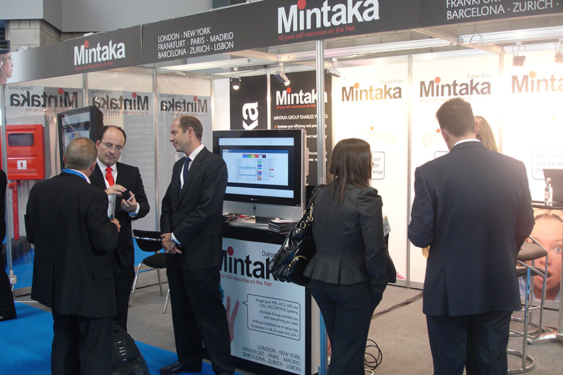 Dialoga Stand at Call Centre Customer Management in Birmingham