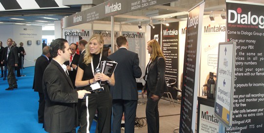 Dialoga Stand at Call Centre Customer Management in Birmingham