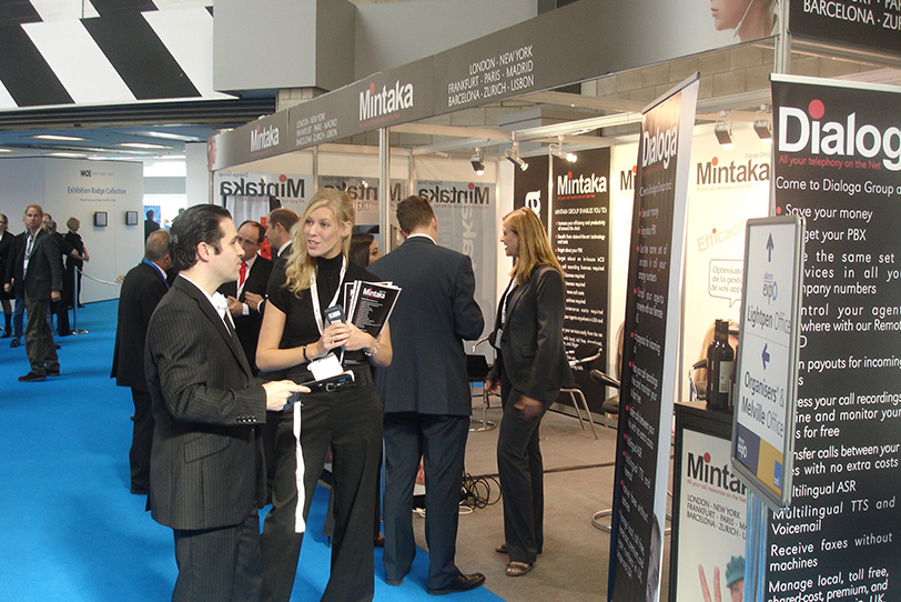 Dialoga Stand at Call Centre Customer Management in Birmingham
