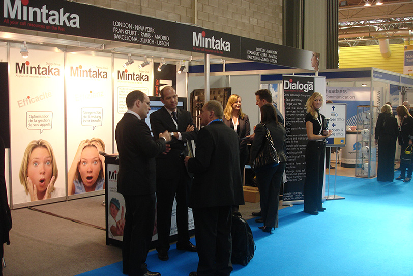Dialoga Stand at Call Centre Customer Management in Birmingham