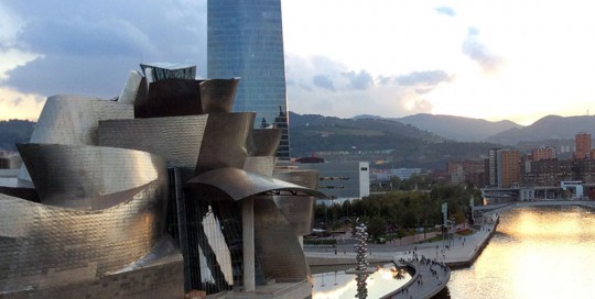 Guggenheim museum and Iberdrola Tower