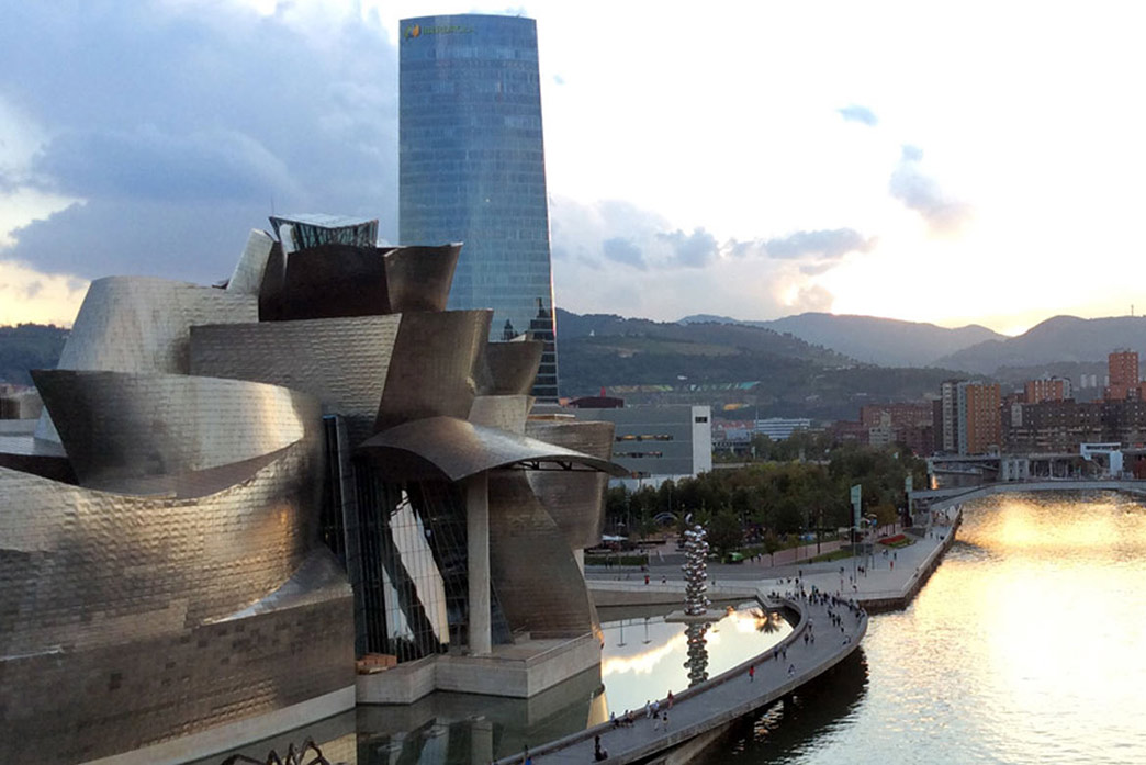Guggenheim museum and Iberdrola Tower