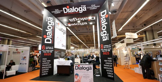 Dialoga Stand at IP Convergence in Paris