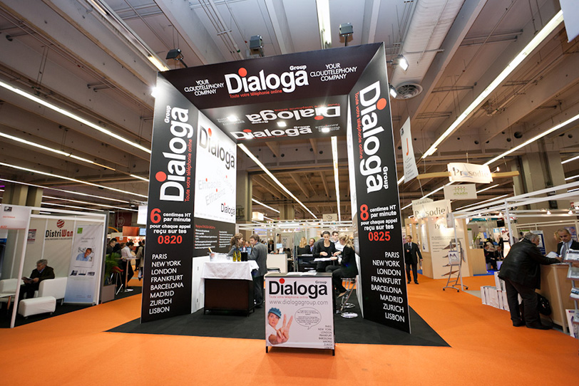Dialoga Stand at IP Convergence in Paris