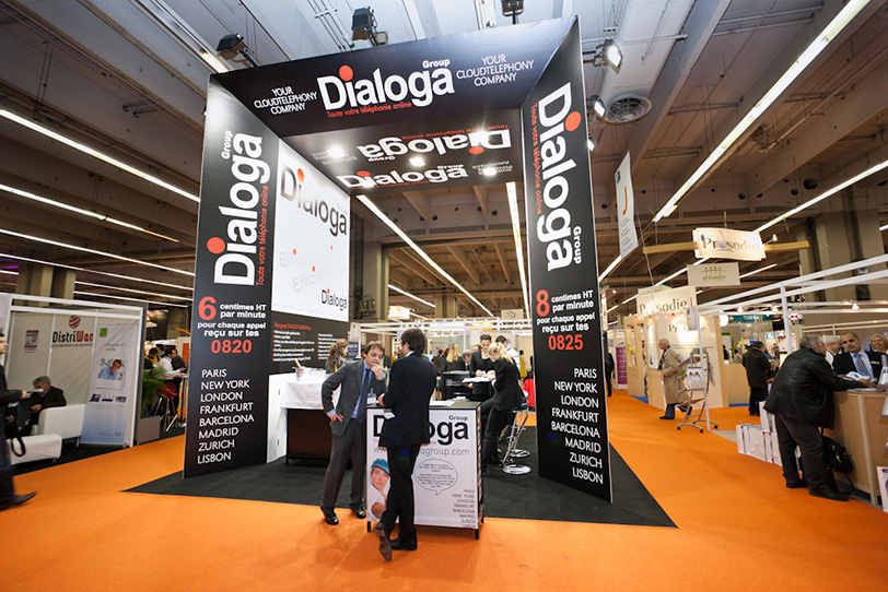 Dialoga Stand at IP Convergence in Paris