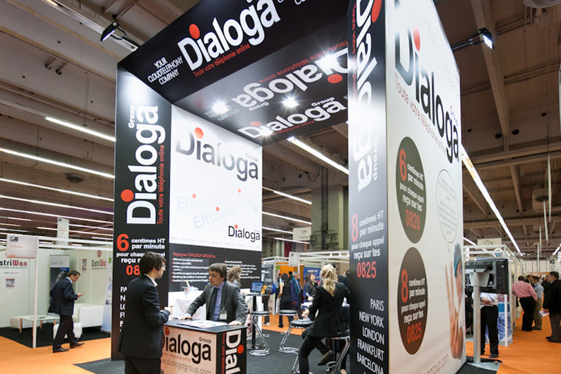 Dialoga Stand at IP Convergence in Paris