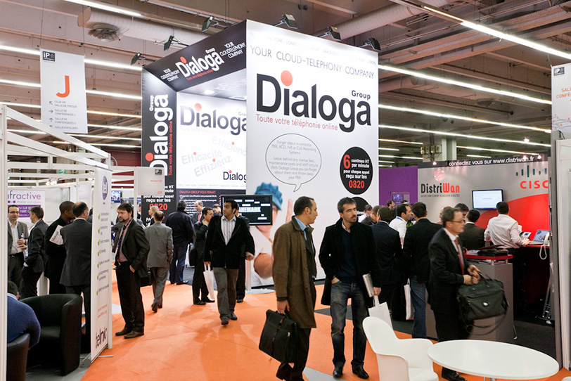 Dialoga Stand at IP Convergence in Paris