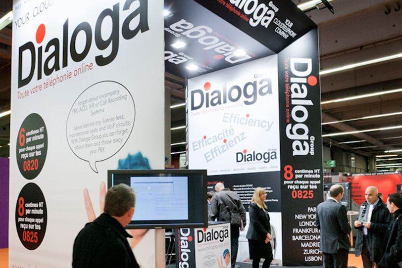 Dialoga Stand at IP Convergence in Paris