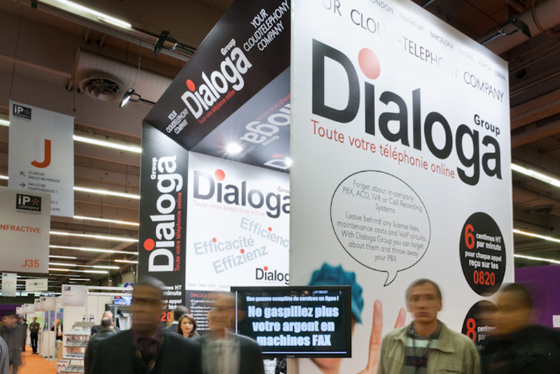 Dialoga Stand at IP Convergence in Paris