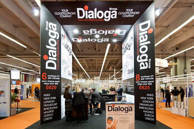 Dialoga Stand at IP Convergence in Paris