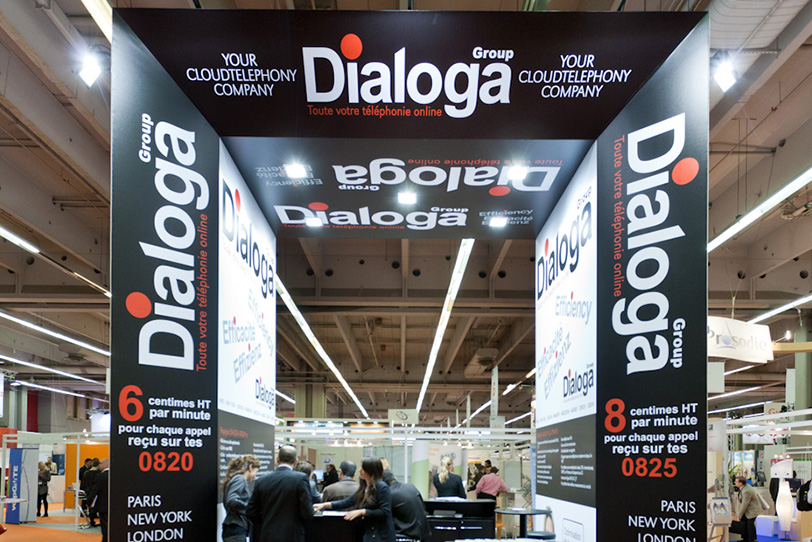 Dialoga Stand at IP Convergence in Paris