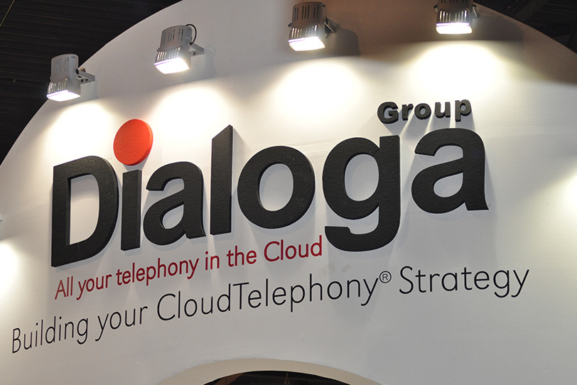 Dialoga Stand at Mobile World Congress in Barcelona