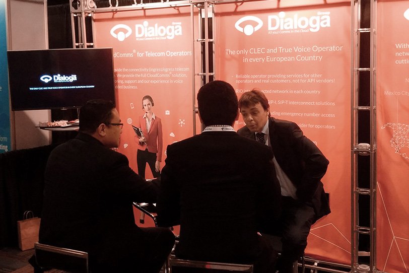 Dialoga stand at International Telecoms Week 2016