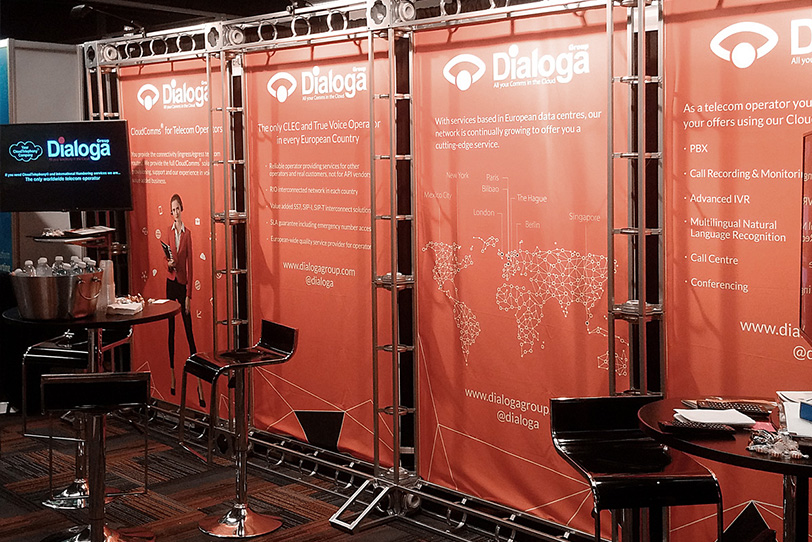 Dialoga stand at International Telecoms Week 2016