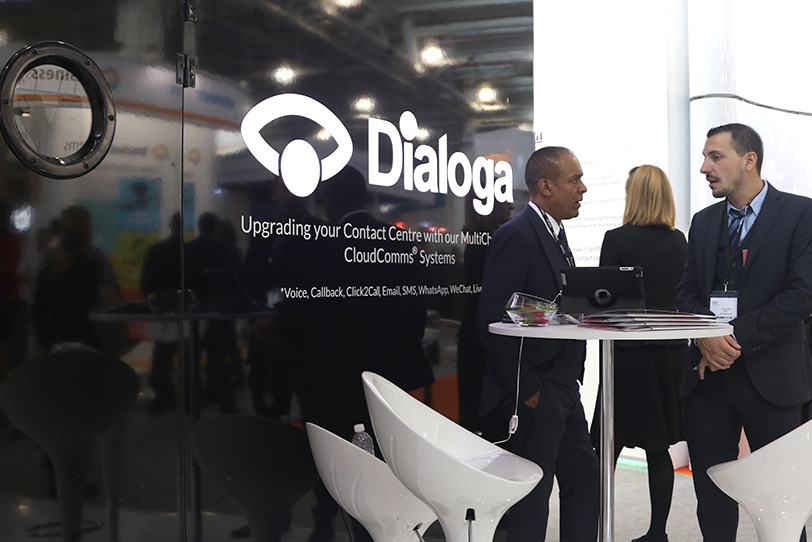 Dialoga Group Stand at Customer Contact Expo 2016, London