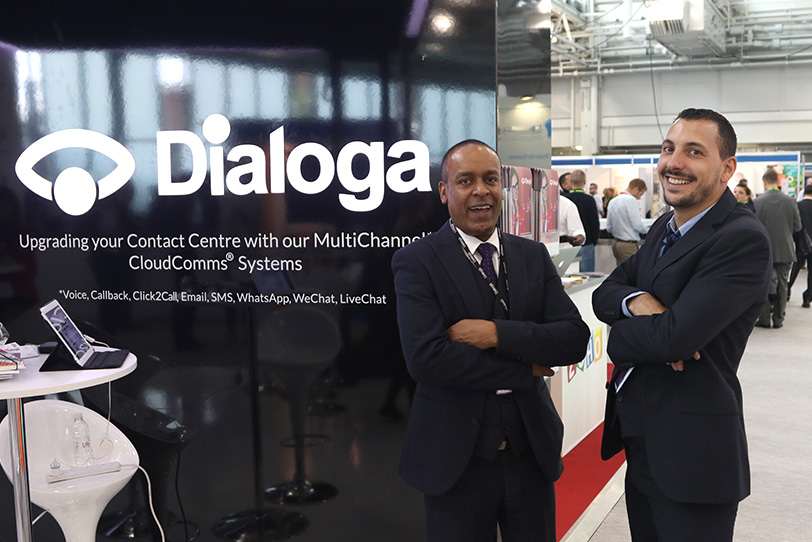 Dialoga Group Stand at Customer Contact Expo 2016, London