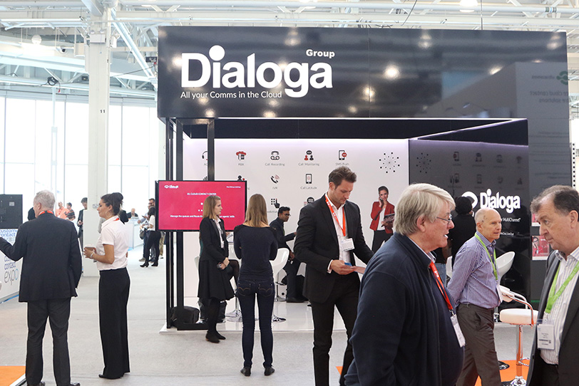 Dialoga Group Stand at Customer Contact Expo 2016, London