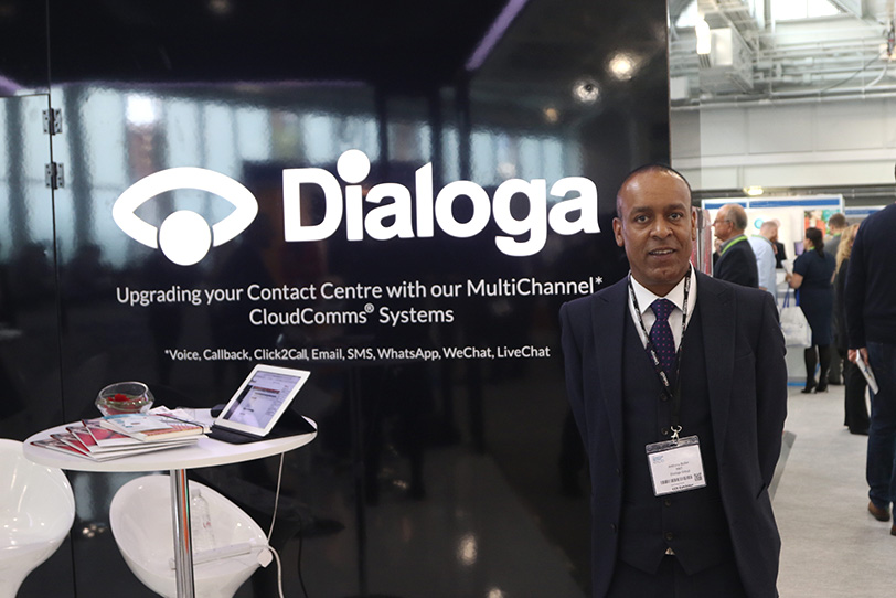 Dialoga Group Stand at Customer Contact Expo 2016, London