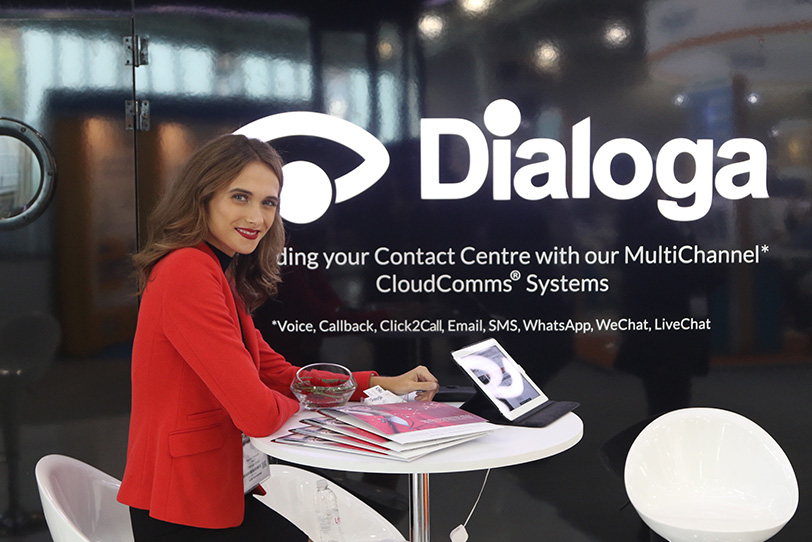 Dialoga Group Stand at Customer Contact Expo 2016, London