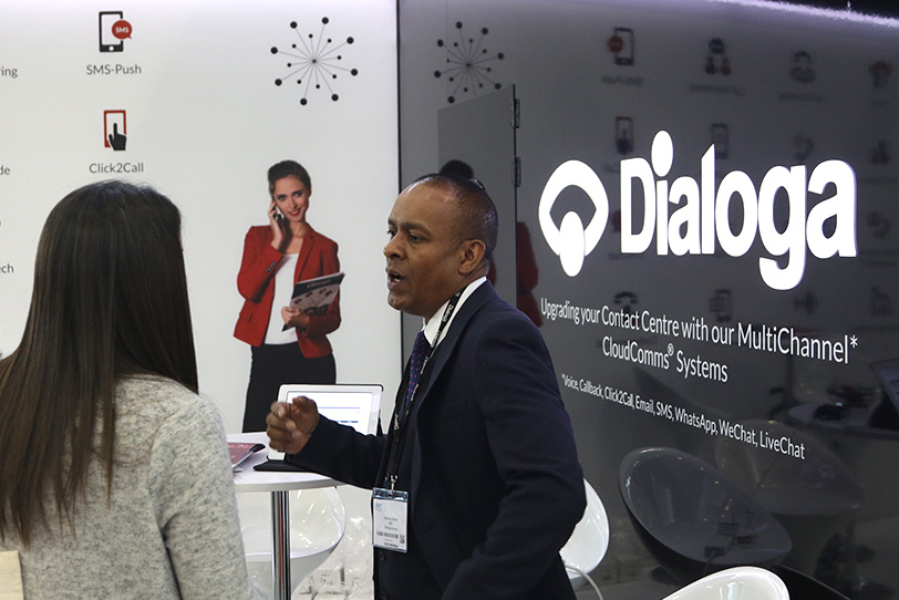 Dialoga Group Stand at Customer Contact Expo 2016, London