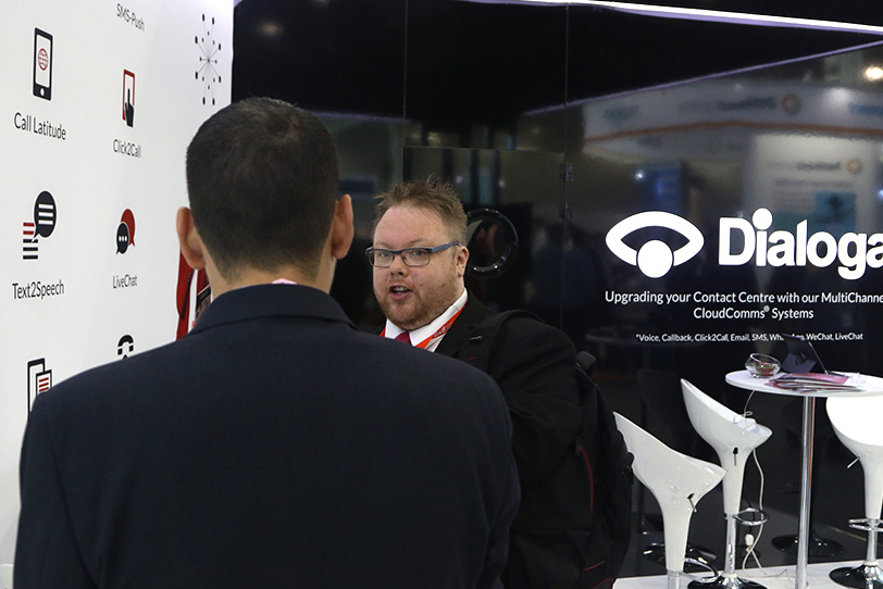 Dialoga Group Stand at Customer Contact Expo 2016, London